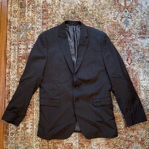 Banana Republic Blazer Mens Size 42R Dark Gary Slim Fit Casual